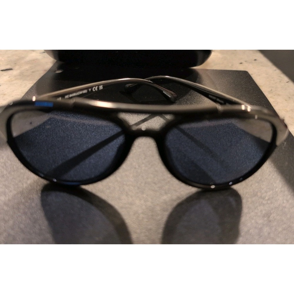 Coach HC8406U CW183 500287 Black Blue Sunglasses 55-18-140 -